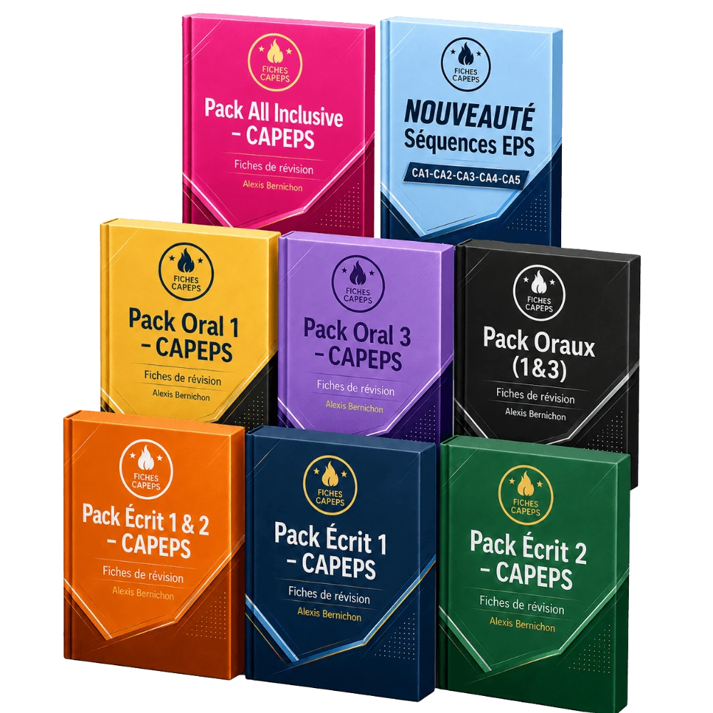 Packs Fiches Révision CAPEPS 2027